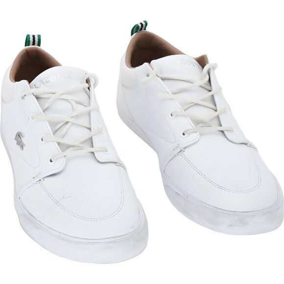 Lacoste Bayliss 119 1 U White Casual Sneakers Men's US 11.5 - Picture 1 of 6